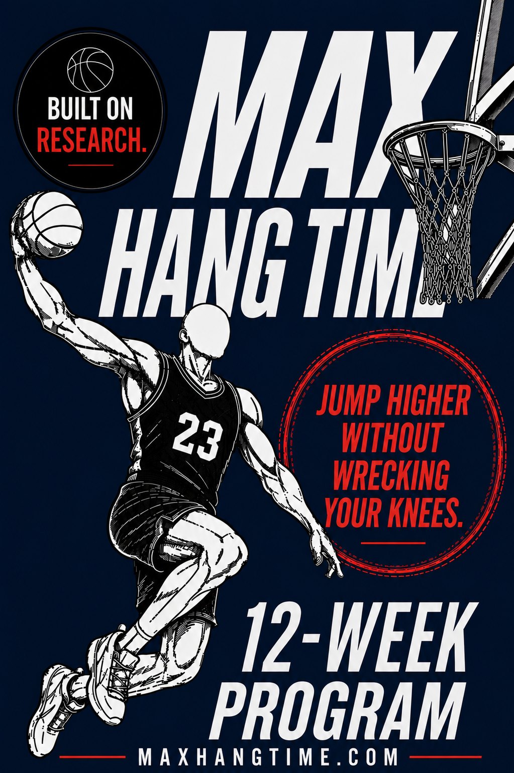 Max Hang Time — the twelve-week program, front cover